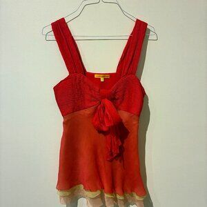 Catherine Malandrino Multicolor 100% Silk Top - Women's S